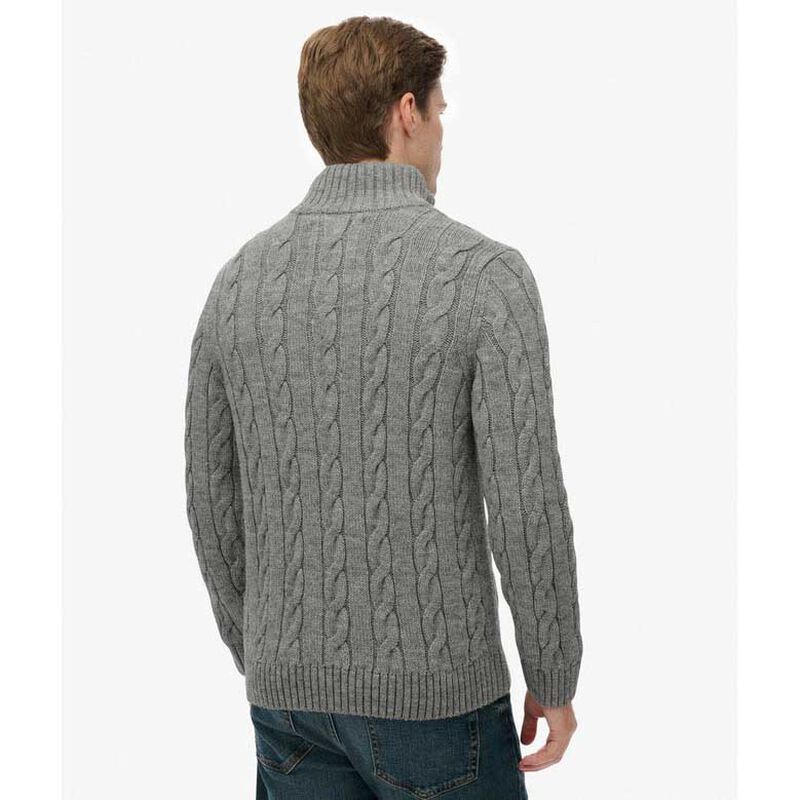 Superdry Jacob Cable Knit Half Zip image number 1